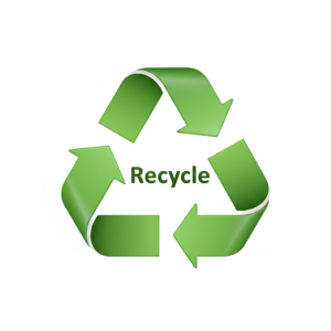 Made from recycled materials